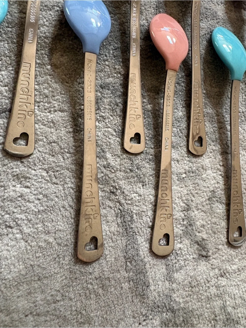 Silicone-Tipped Baby Spoons - Pastel Mix (Set of 8)